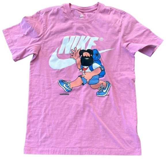 Nike Hike Club T-Shirt Tee Pink Small - Picture 2 of 5